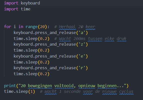 Technische screenshot 3